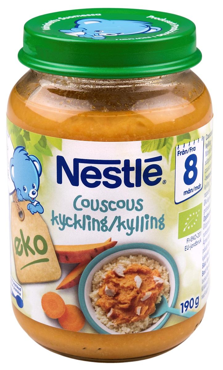 Nestlé Økologisk Couscous med Kylling 8 mnd 190 g