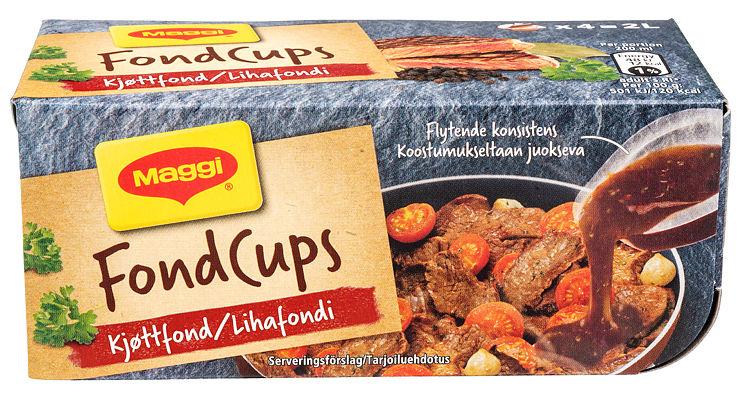Fond Cups Okse 4pk Maggi