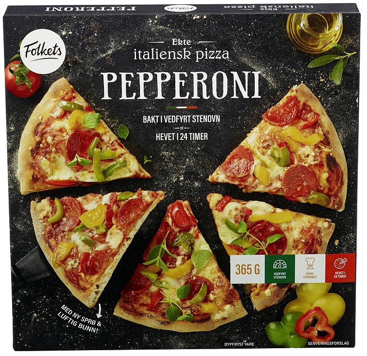 Pizza Pepperoni 365g Folkets