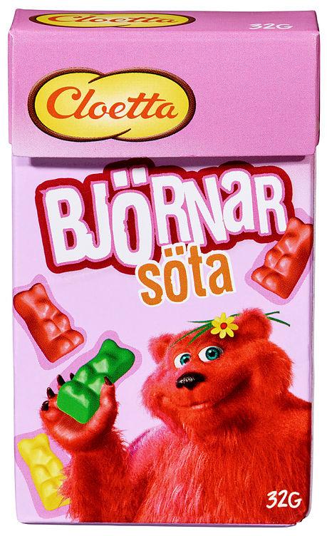 Søte Bjørner 32g Cloetta