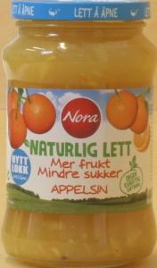 Appelsinmarmelade Lett 550g Nora