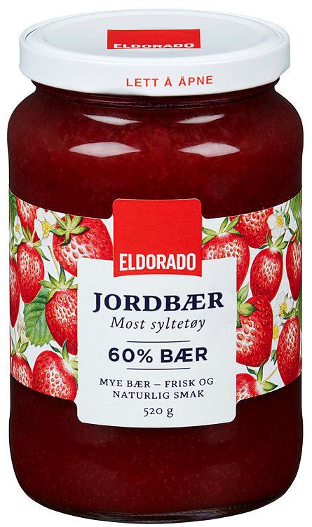 Jordbærsyltetøy 520g Eldorado
