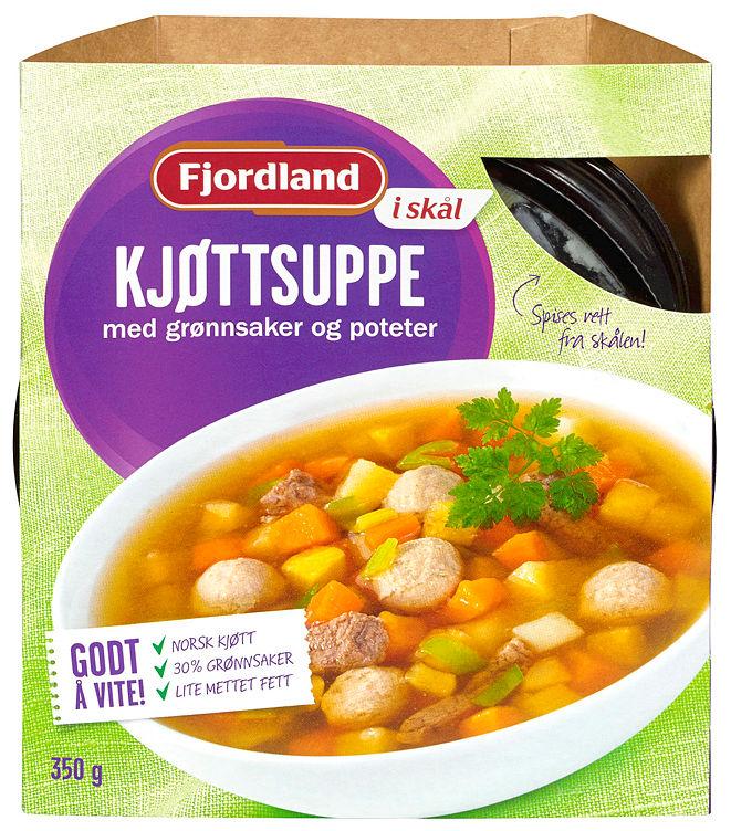 Kjøttsuppe 350g Fjordland
