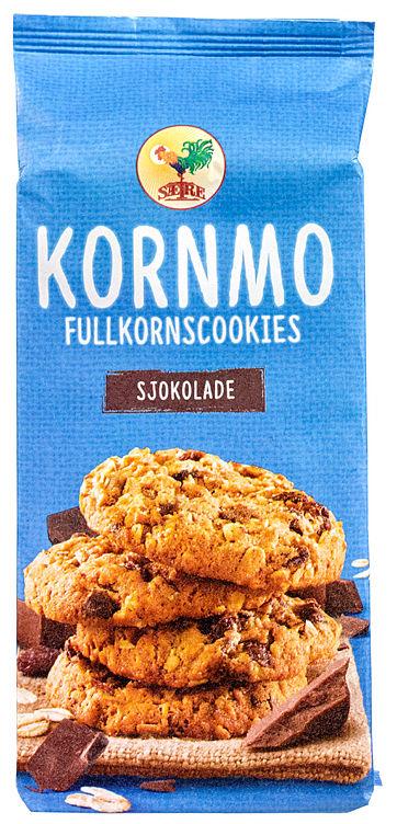 Kornmo Cookies Fullkorn &amp; Sjokolade 200g