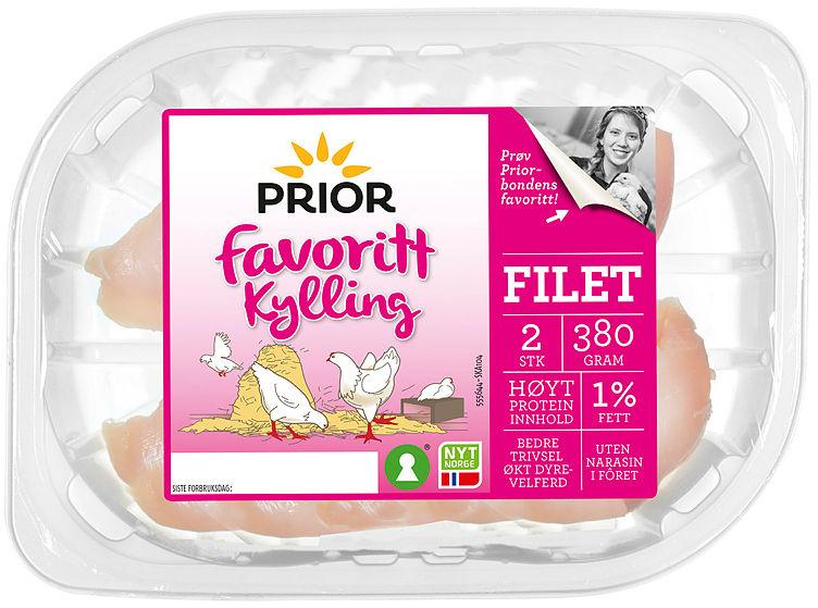 Kyllingfilet 380g Prior