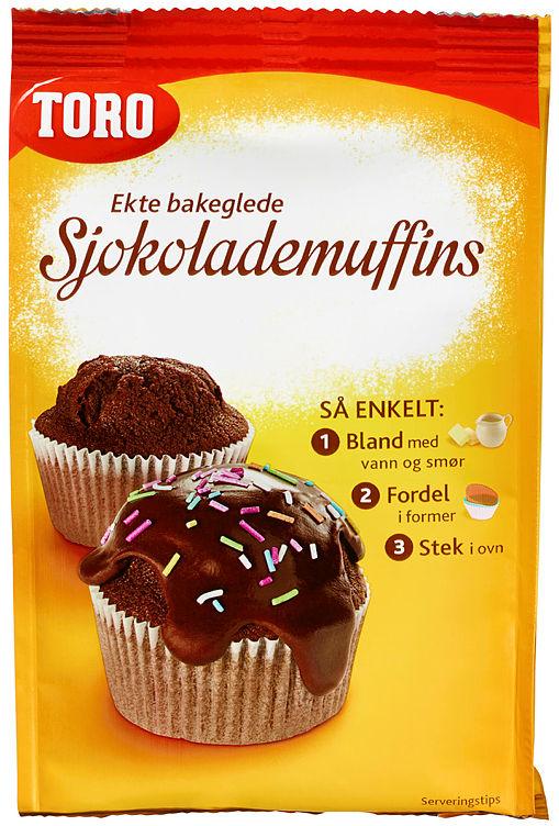 Muffins Mix Sjokolade 342g Toro