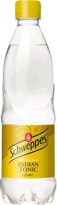 Tonic Water 0,5l flaske Schweppes