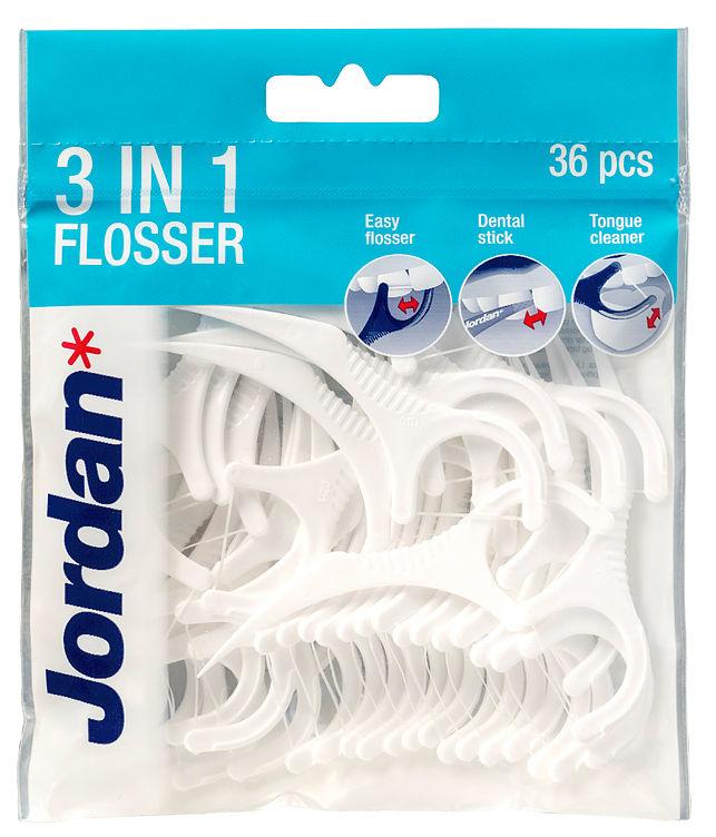 Jordan Flosser Flosser 3-In-1 36stk