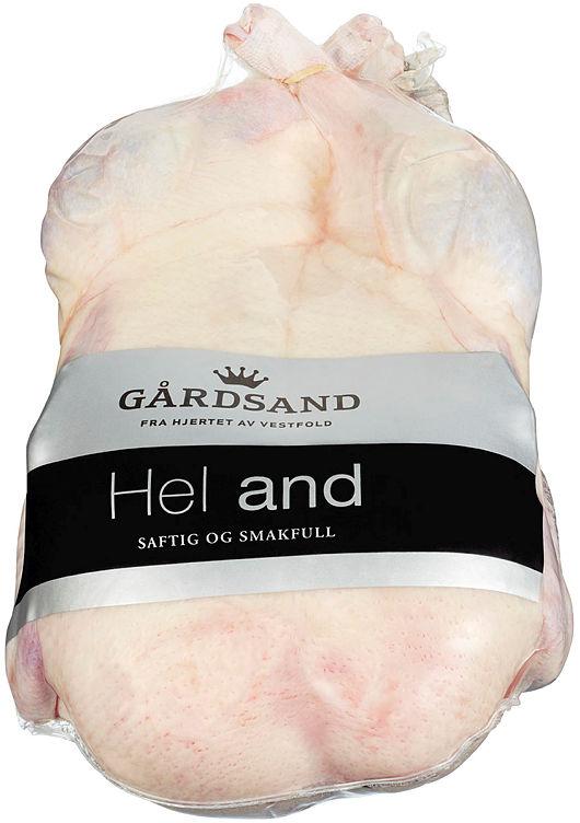 And Gourmet hel Fersk Ca2,5kg Gårdsand