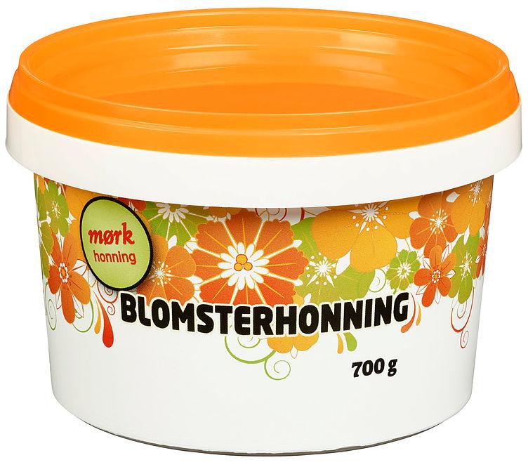 Blomsterhonning Mørk 700g Honningsentralen