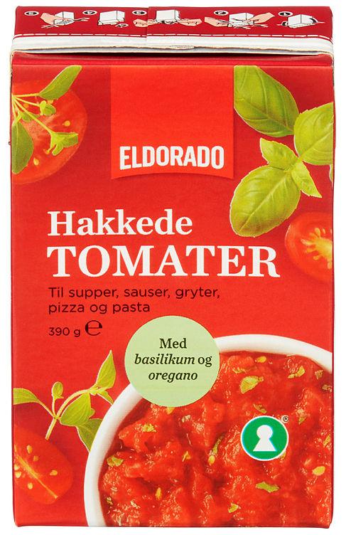 Tomater Hakkede m/Urter 390g Eldorado