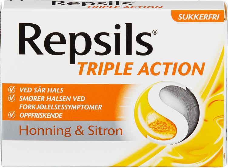 Repsils Honning&amp;Sitron Sukkerfri 24stk