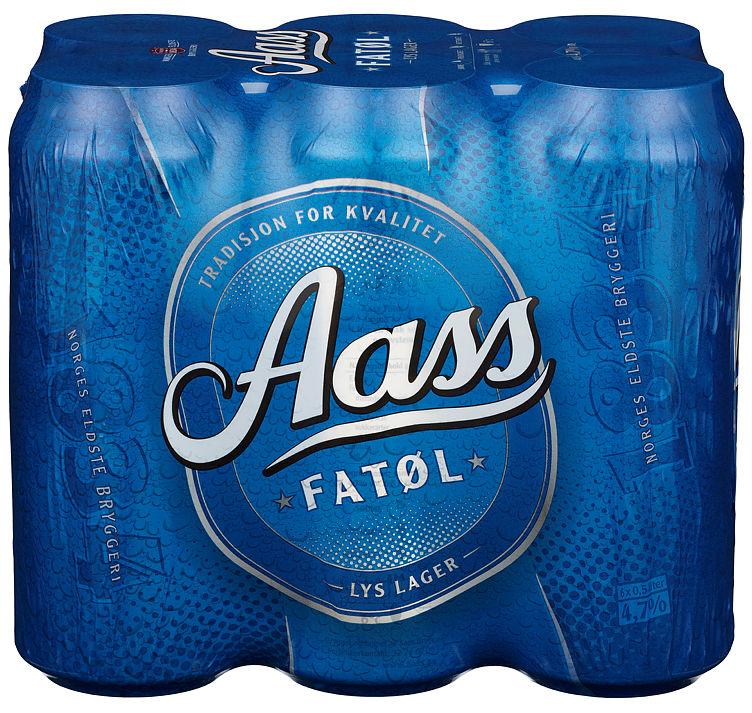 Aass Fatøl 0,5lx6 boks