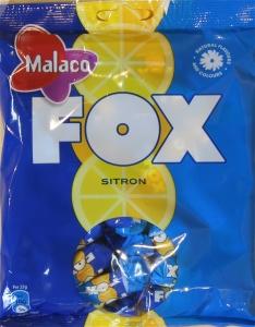 Fox Sitronkaramell 130g pose Malaco