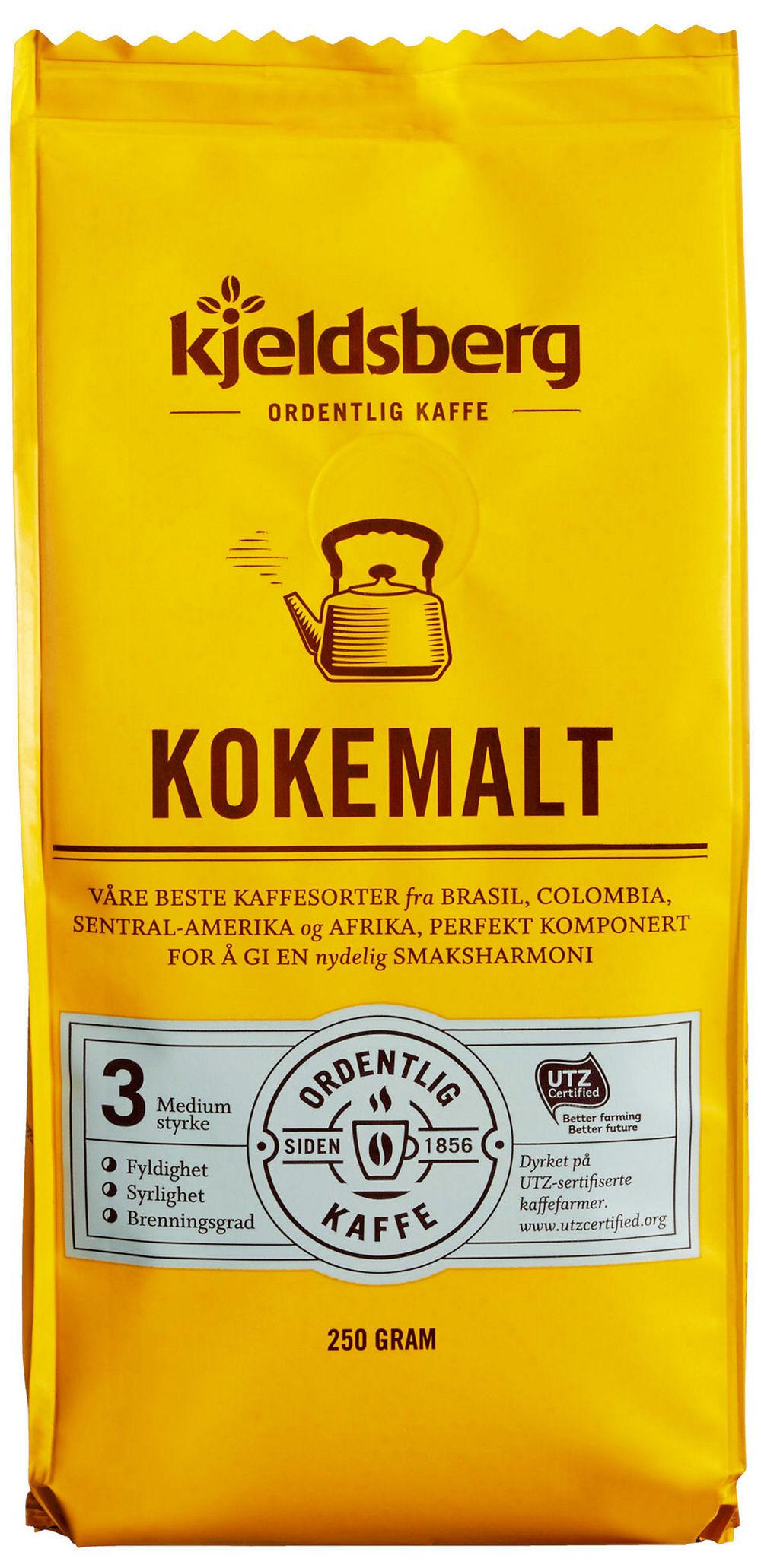 Kaffe, Kokemalt 250 g
