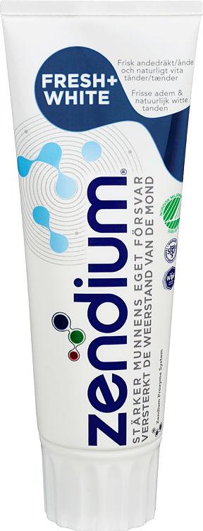 Zendium Tannkrem Fresh&amp;White 75ml