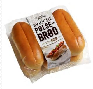 Pølsebrød Pretzel Brioche 400g United Bakeries