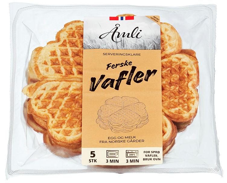 Vafler Stekte 5stk 440g Åmli