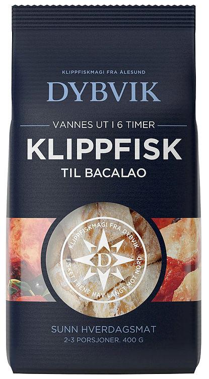 Klippfisk Biter u/Skinn&amp;Ben 400g Dybvik