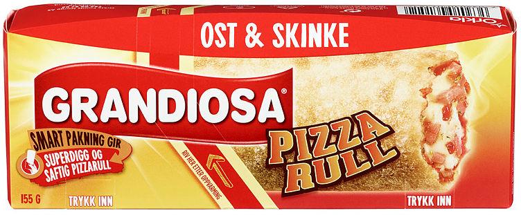 Pizzarull Ost&amp;Skinke 155g Grandiosa