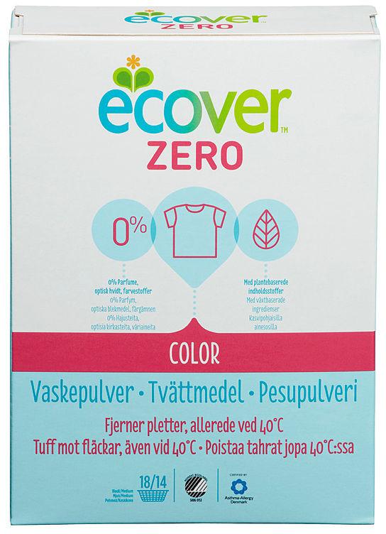 ✓ Ecover Vaskepulver Farget Zero | Norges Online