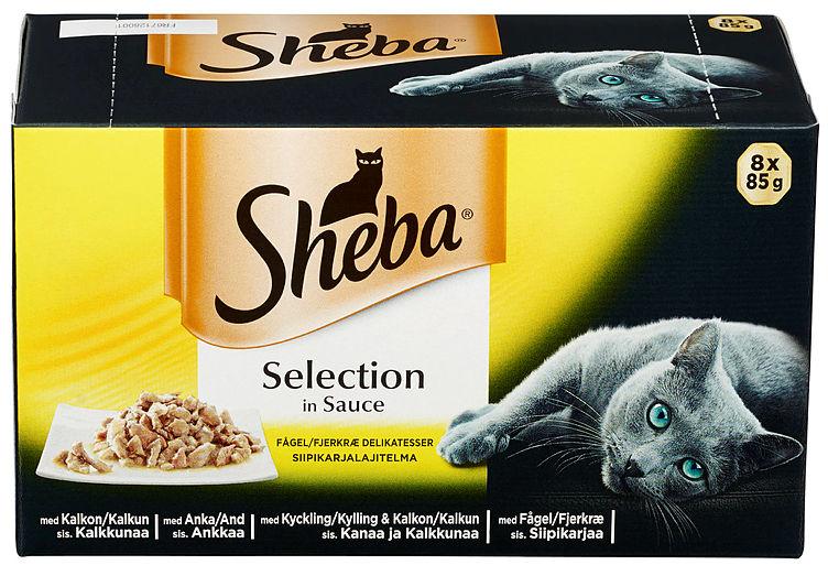Sheba Selection Fjærkre 8x85g