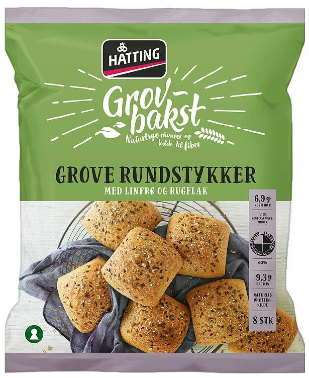 Rundstykker Grove 480g Hatting