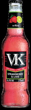 Vk Strawberry &amp;Lime 275ml flaske