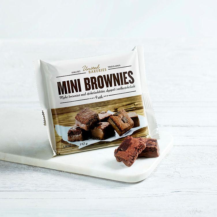 Brownies Mini 9stk 119g United Bakeries