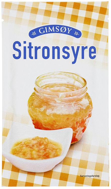 Sitronsyre 23g Gimsøy
