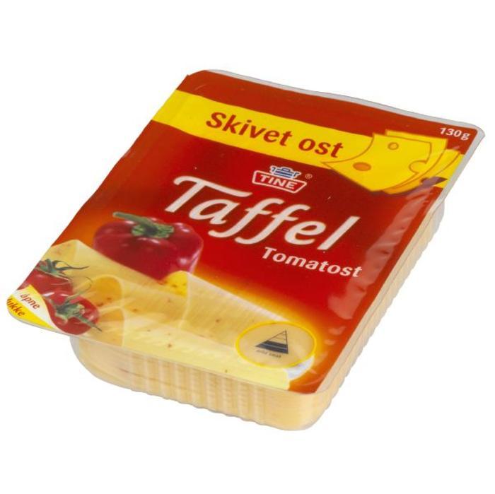 Tine Taffel Tomatost, skiver 130 g