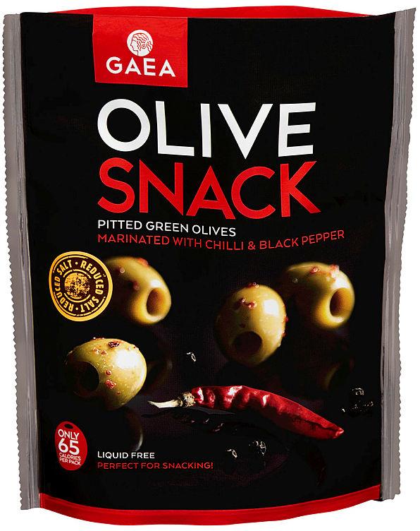 Oliven Snack Pack m/Chilli&amp;Pepper 65g Gaea