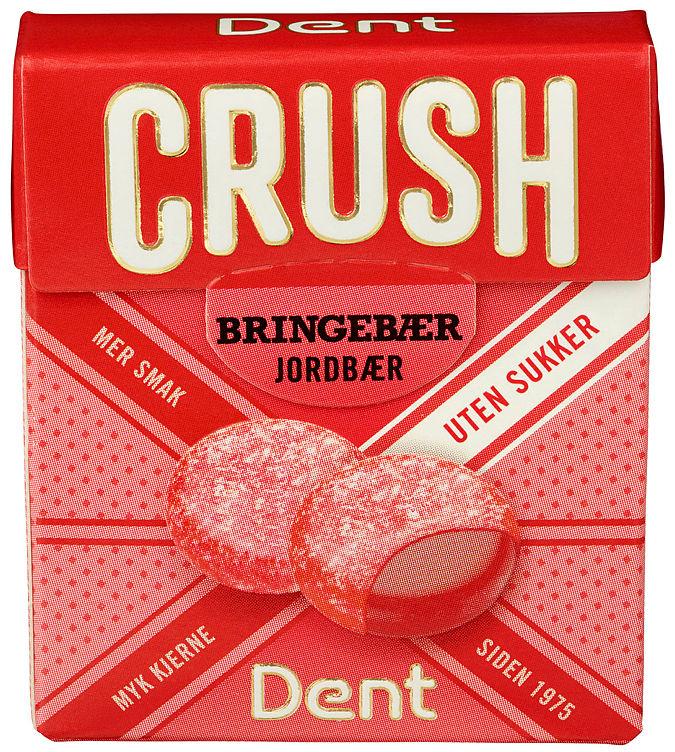 Dent Crush Bringebær Sukkerfri 25g