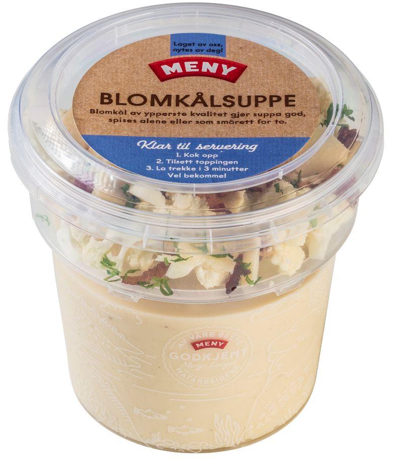 Blomkålsuppe 4dl+ Fersk Topping Meny