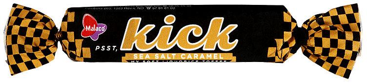 Kick Lakris Seasalt Caramel 23g Malaco