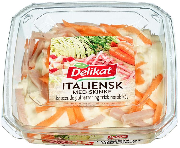 Italiensk Salat m/Skinke 180g Delikat