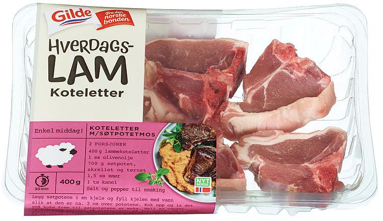 Lam Koteletter Hverdagslam 400g Gilde