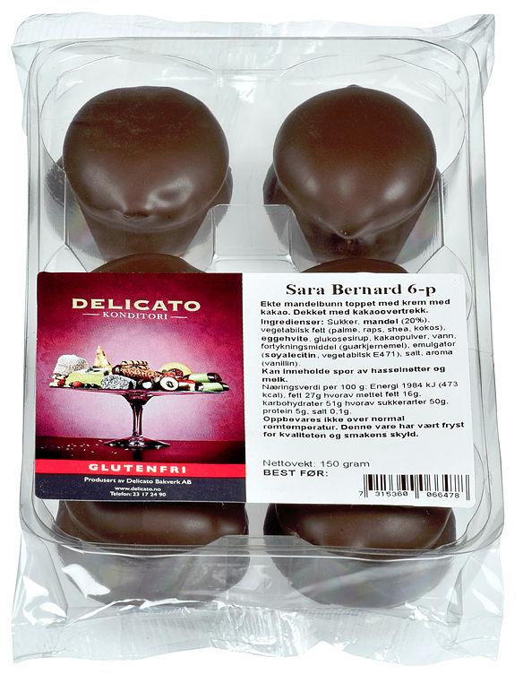 Sara Bernard 6pk 150g Delicato