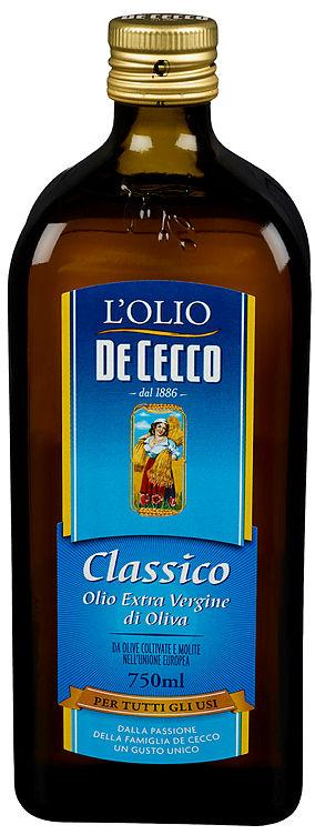 Olivenolje Ex.Virgin Classico 750ml De Cecco