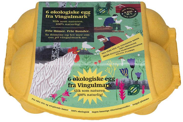 Egg Økologisk M/L 6stk Vingulmark