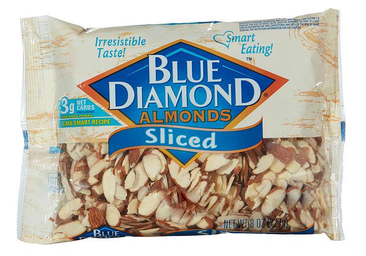 Mandler Skivede 227g Blue Diamond