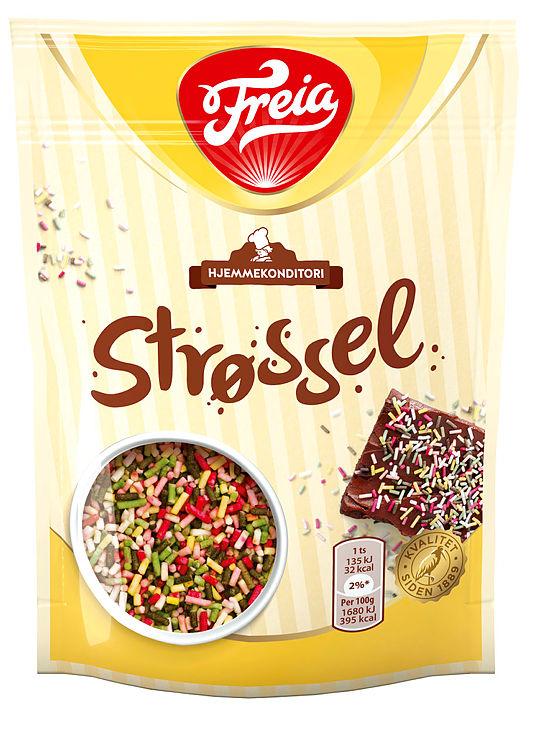Strøssel Flerfarget 100g Freia