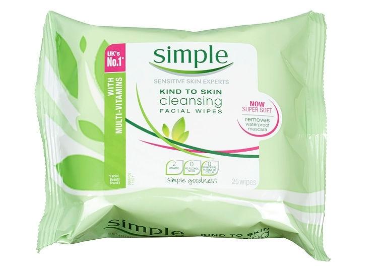 Simple Facial Wipes Cleansing