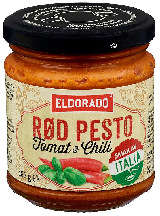 Pesto Rød m/Chili 185g Eldorado