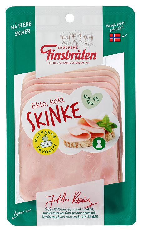 Ekte Kokt Skinke skivet 100g Finsbråten