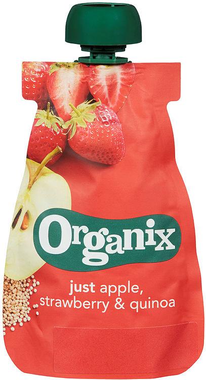 Organix Eple /Jordbær/Quinoa 100g Semper