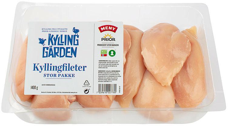 Kyllingfilet 1400g Kyllinggården