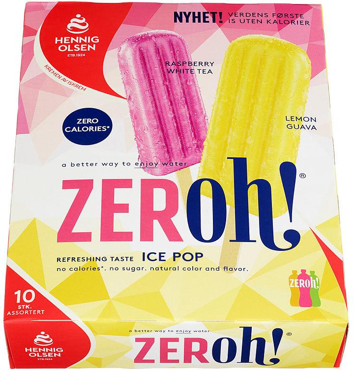 Zeroh! Ice Pop Multipack 10stk Hennig-Olsen