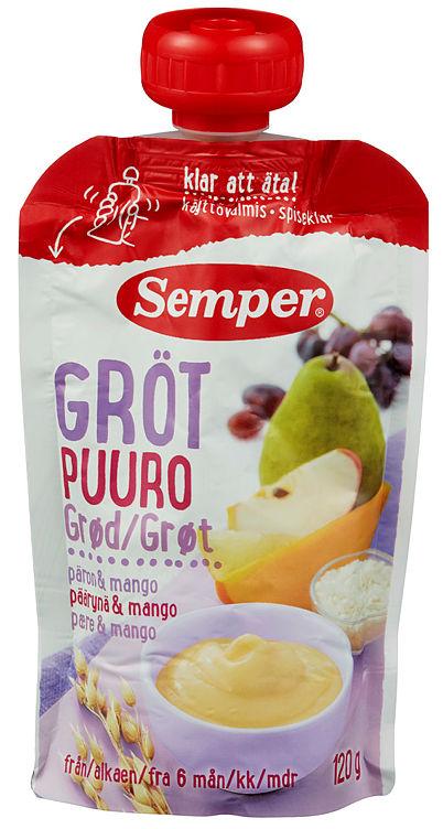 Grøt Frukt 6mnd 120g Semper