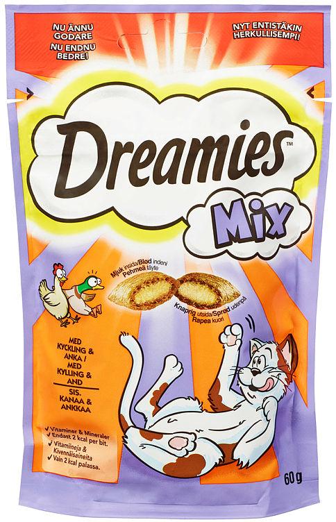 Dreamies Mix Kylling &amp; And 60g
